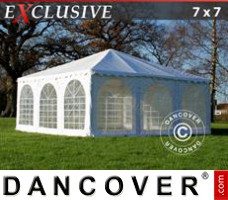 Tenda pagoda Exclusive 7x7m PVC, Branco