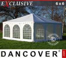 Tenda pagoda Exclusive 6x6m PVC, Branco