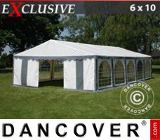 Tenda Exclusive 6x10m PVC, Cinza/Branco