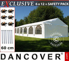Tenda Exclusive 6x12m PVC, Branco