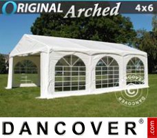 Tenda Original 4x6m PVC, "Arched", Branco