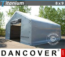 Tenda Titanium 8x9x3x5m, Branco / Cinza