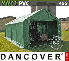 Tenda PRO 4x6x2x3,1m, PVC, Verde