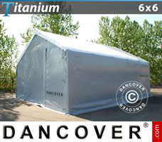 Tenda Titanium 6x6x3,5x5,5m, Branco / Cinza