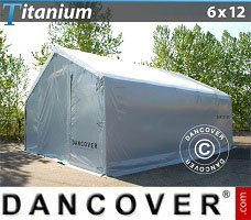 Tenda Titanium 6x12x3,5x5,5m, Branco / Cinza