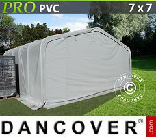 Tenda PRO 7x7x3,8m PVC, Cinza