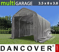 Tenda multiGarage 3,5x8x3x3,8m, Cinza
