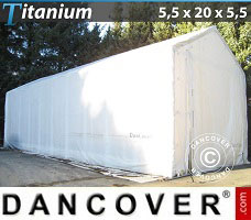 Tenda Titanium 5,5x20x4x5,5m, Branco