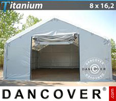 Tenda Titanium 8x16,2x3x5m, Branco / Cinza