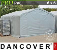 Tenda PRO 6x6x3,7m PVC, Cinza