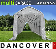 Tenda multiGarage 4x14x4,5x5,5m, Branco