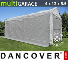 Tenda multiGarage 4x12x4,5x5,5m, Branco